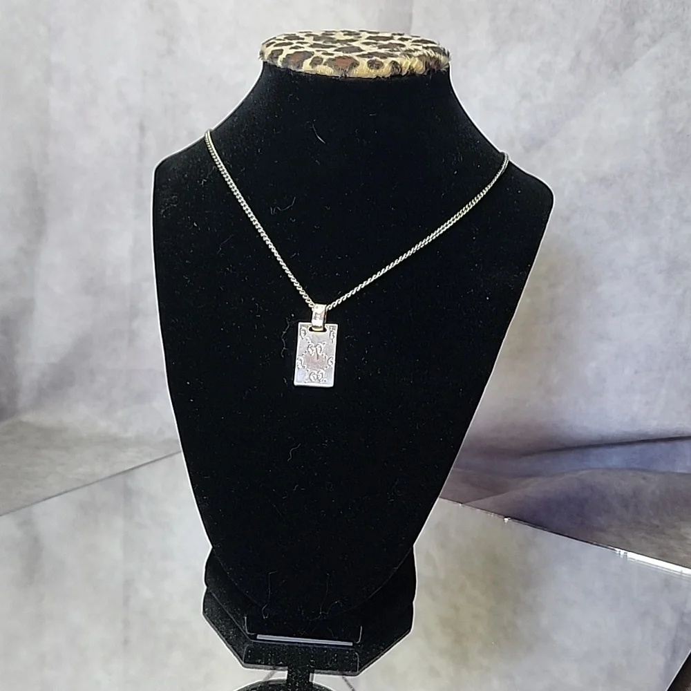 Gucci Ghost Sterling Silver Chain Double Sided Pendant Necklace - Picture 1 of 6